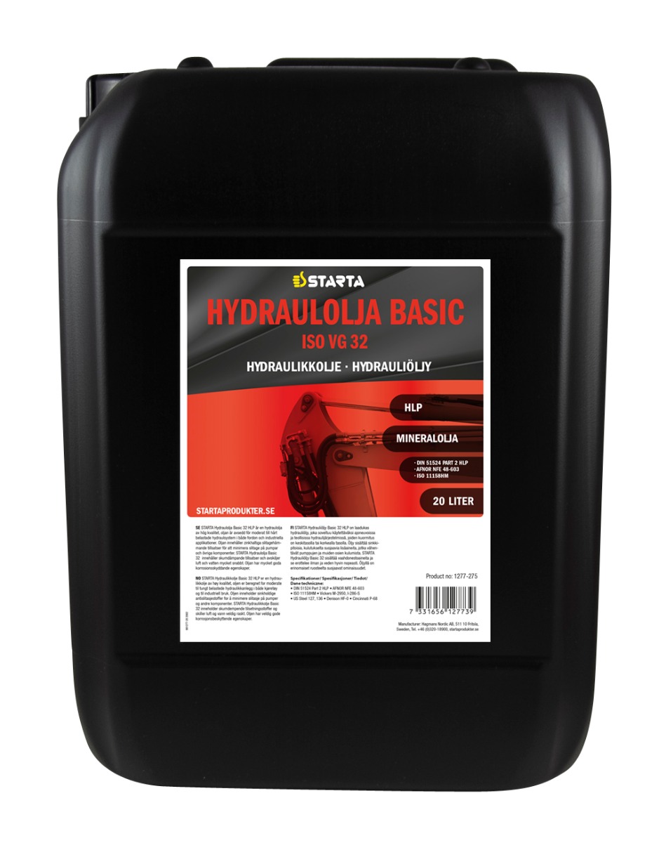 STARTA Hydraulolja Basic 32  20 lit