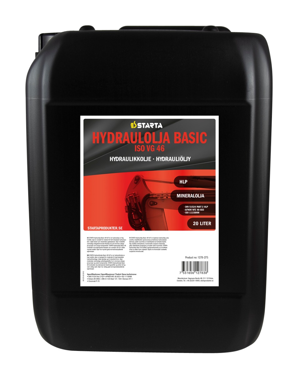 STARTA Hydraulolja Basic 46  20 lit