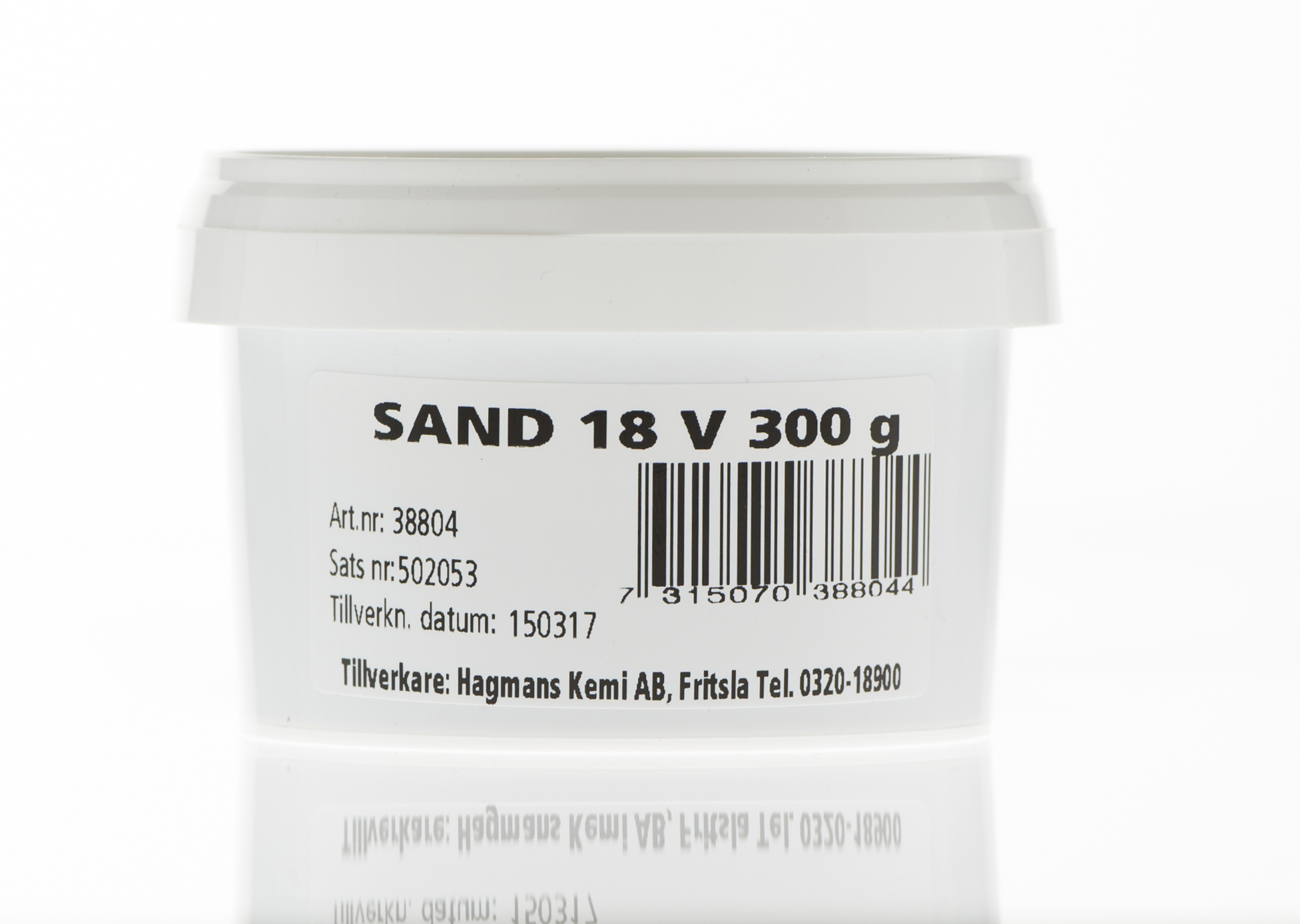 Sand 18 V 300 gr burk