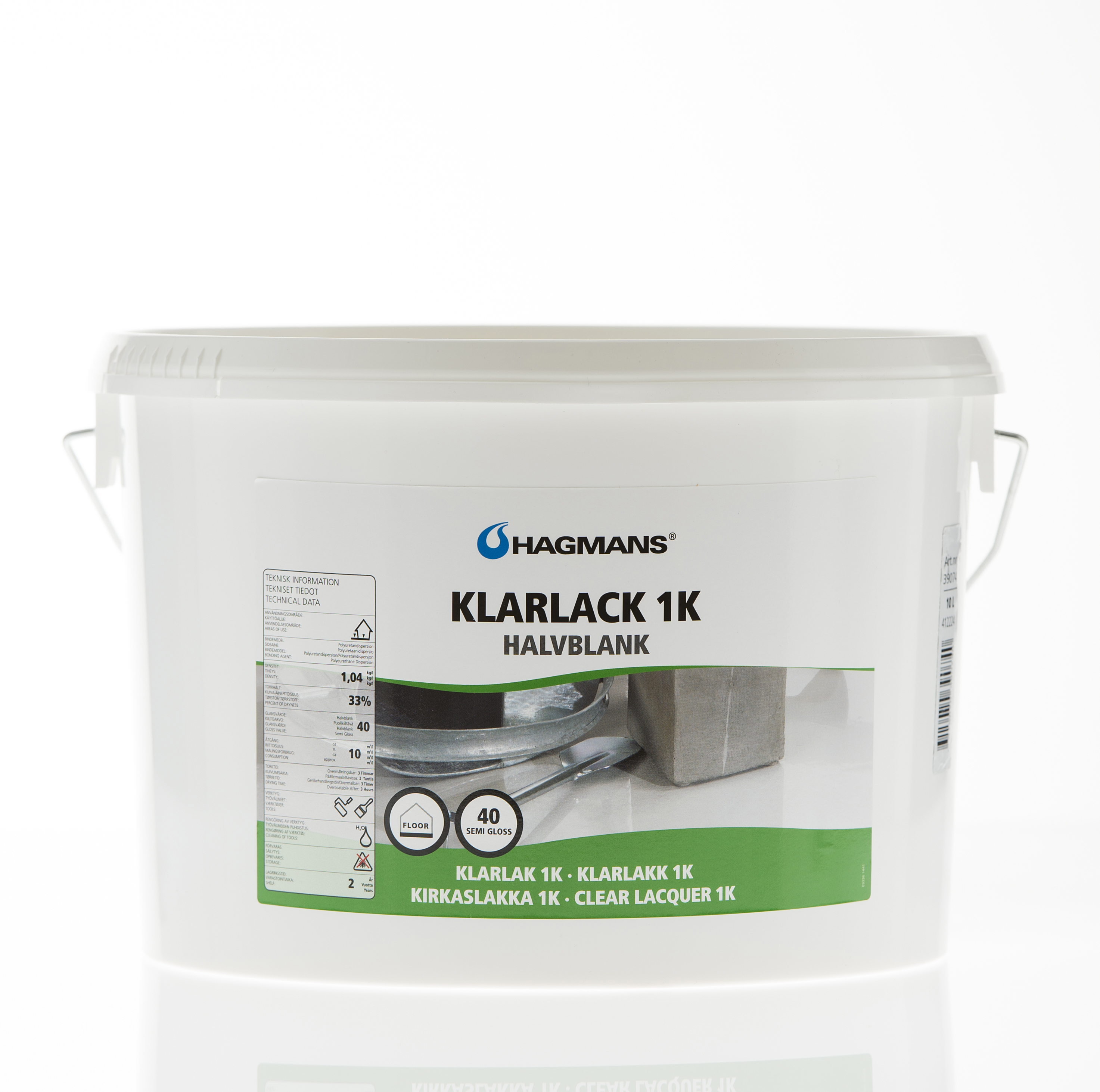 Klarlack 1K 40 10 L