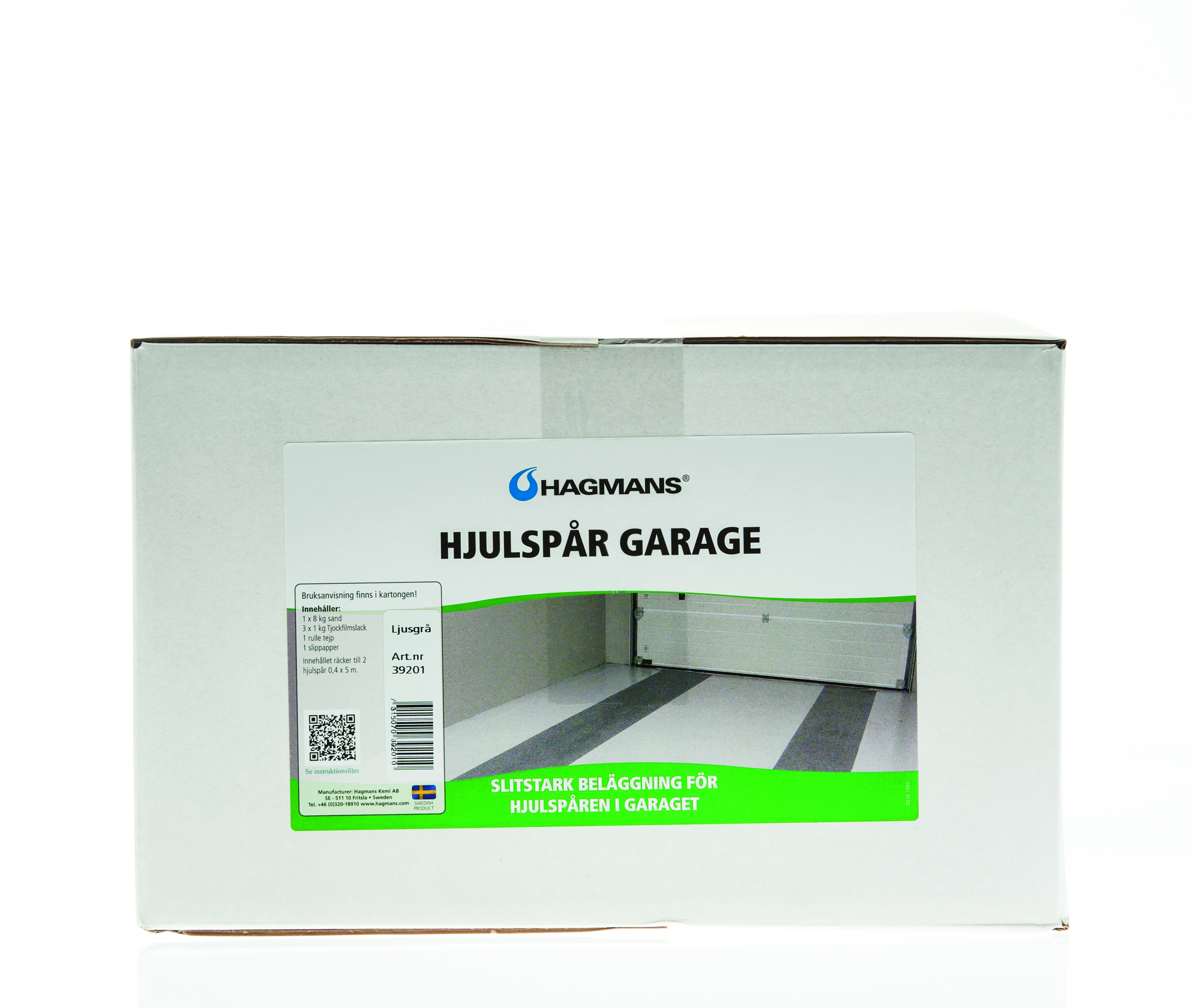 Hjulspår Garage mörkgrå