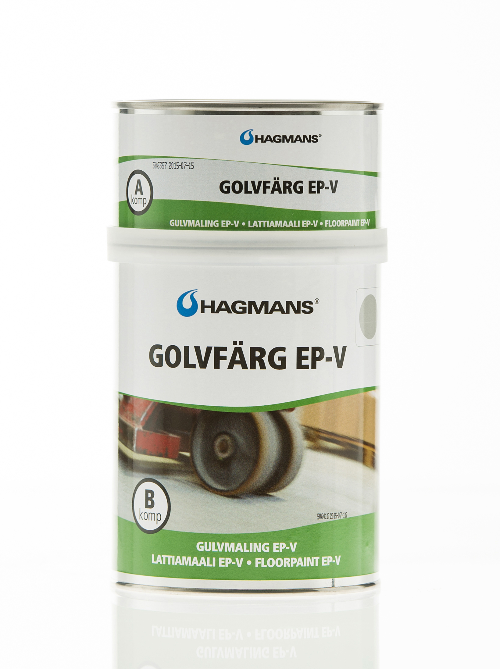 Golvfärg EP-V 5003 ljusgrå 1 kg
