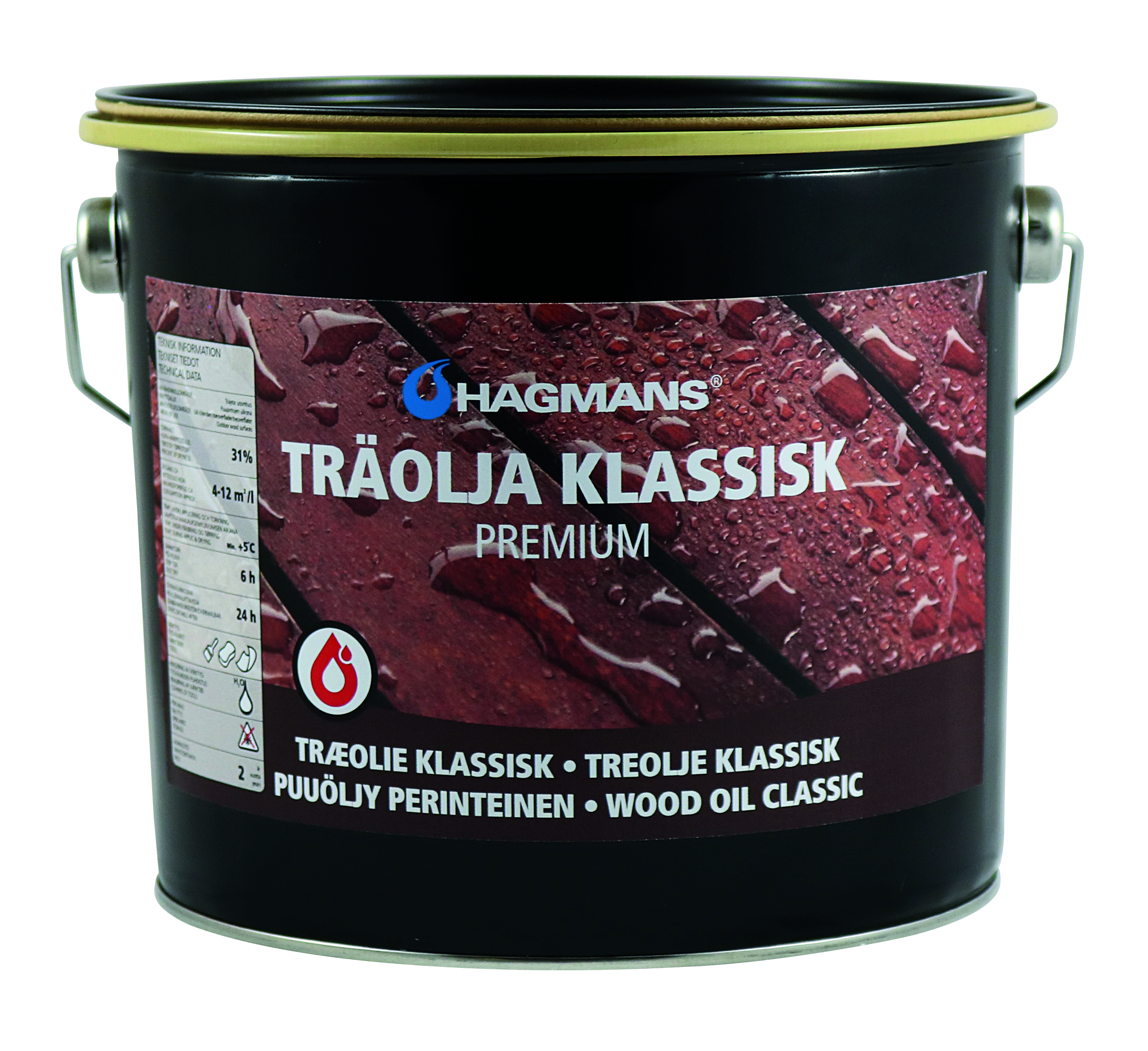 Träolja Klassisk Premium 3L
