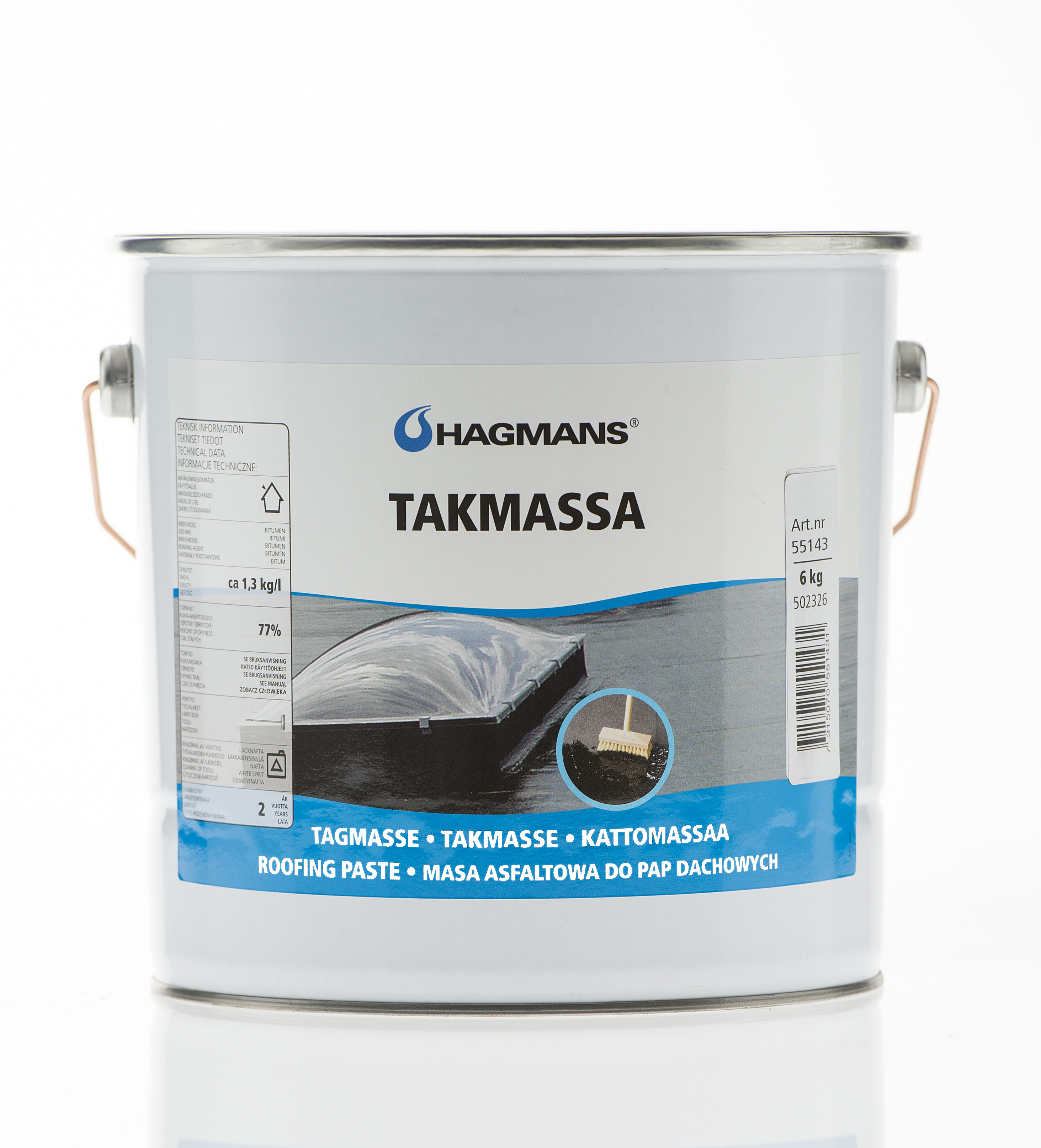 Takmassa kallflytande 6 kg