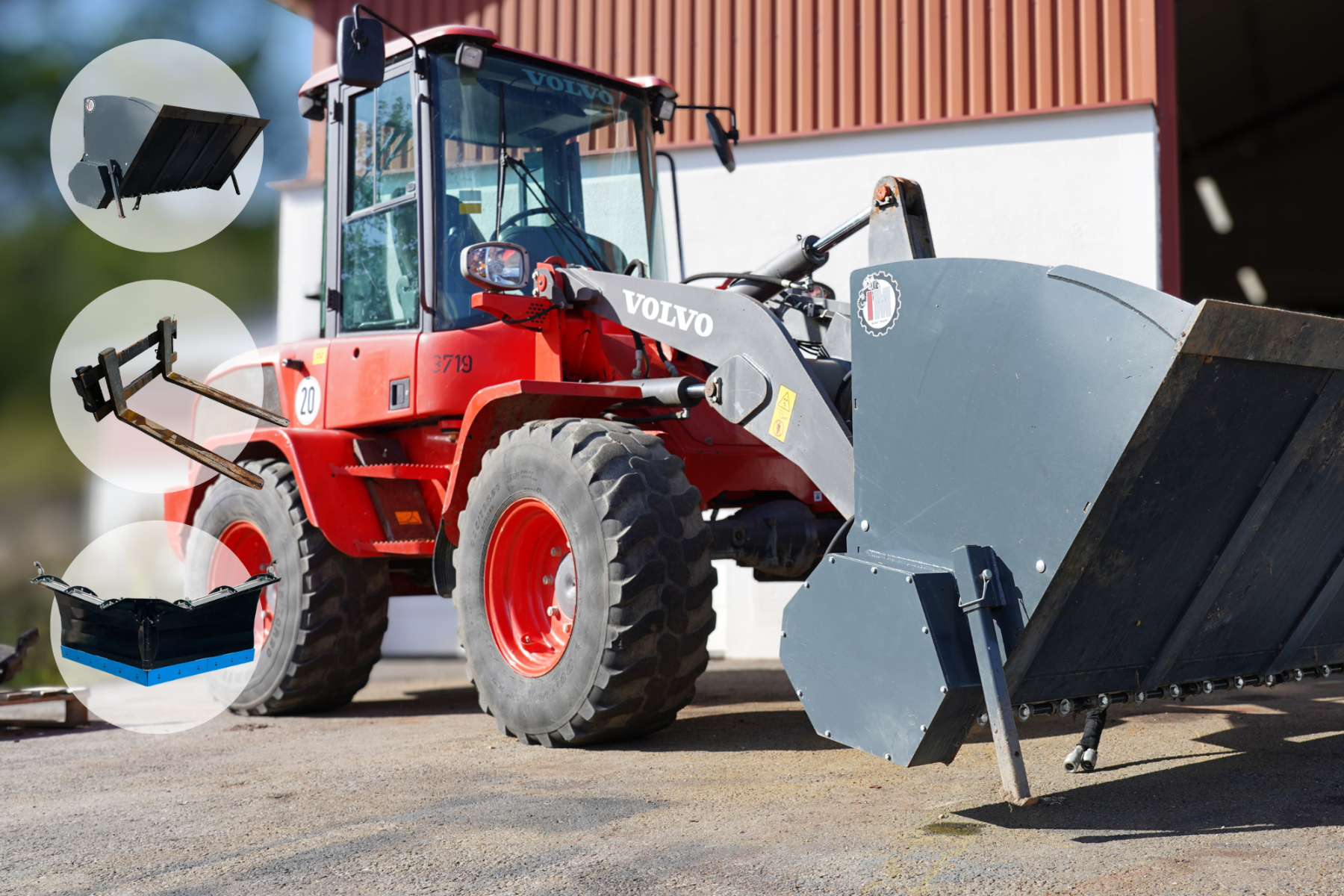 HJULLASTARE VOLVO L 35 G PAKETDEAL