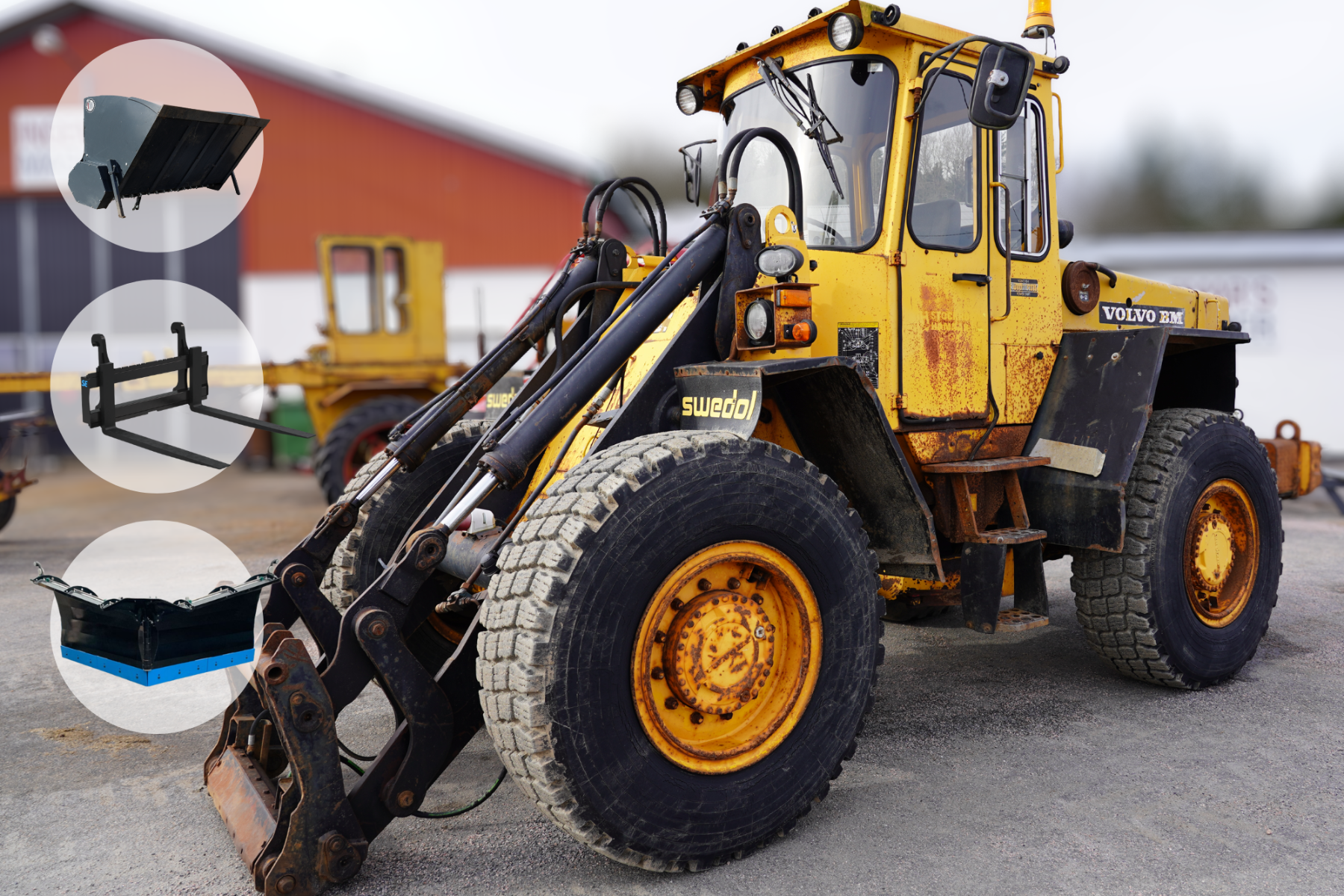 Volvo L70 SN 6767 År 1987 PAKETDEAL