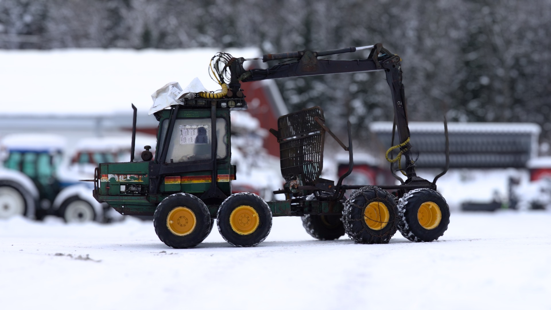 Bruunett Mini FMG F skogsmaskin FXN579