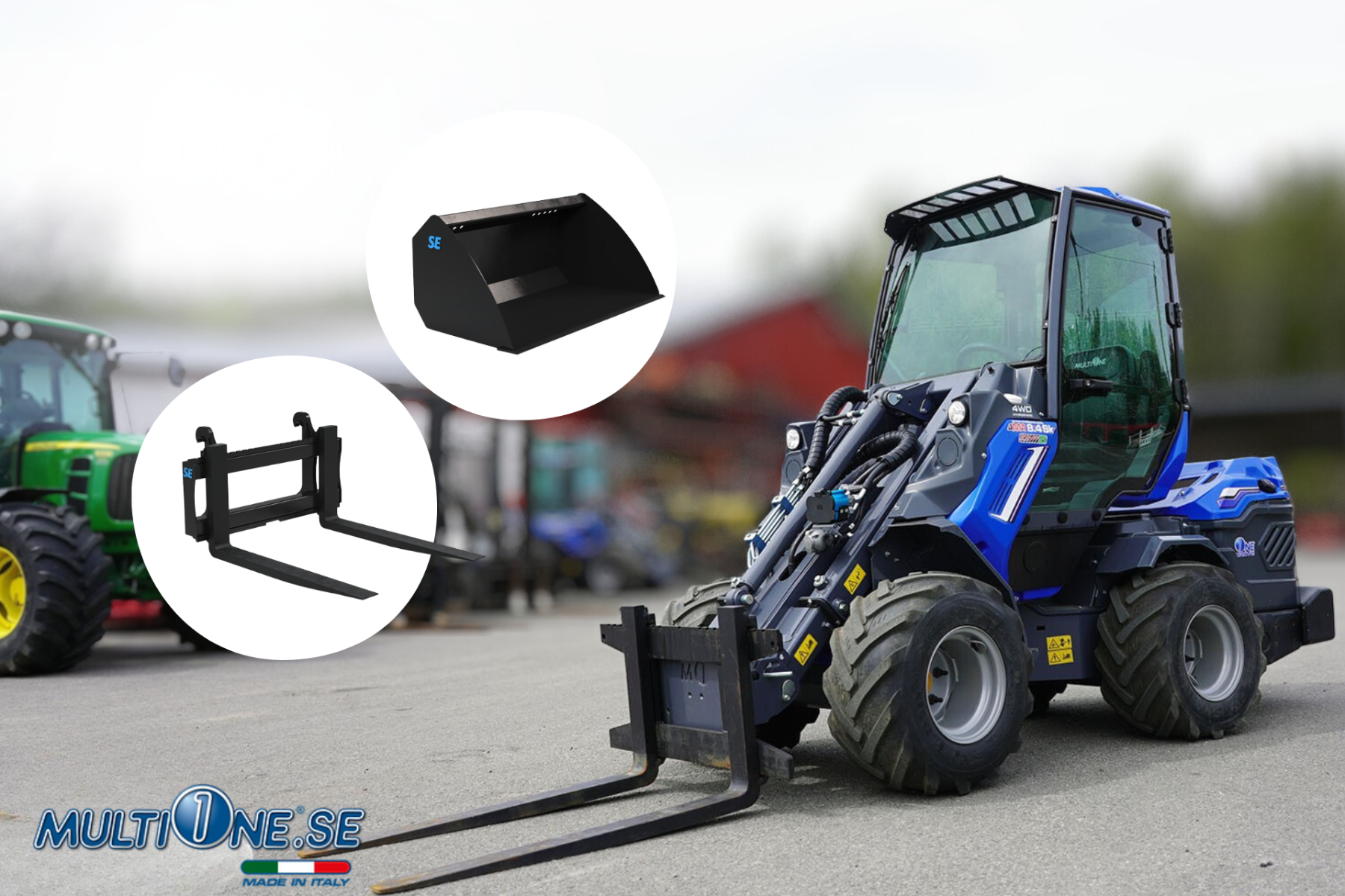 Kompaktlastare Multione 8.4 SK | PAKETDEAL! 