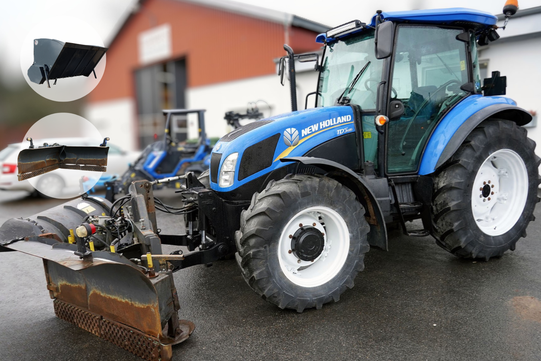New Holland TD5.85 Reg.nr XHD316 PAKETDEAL