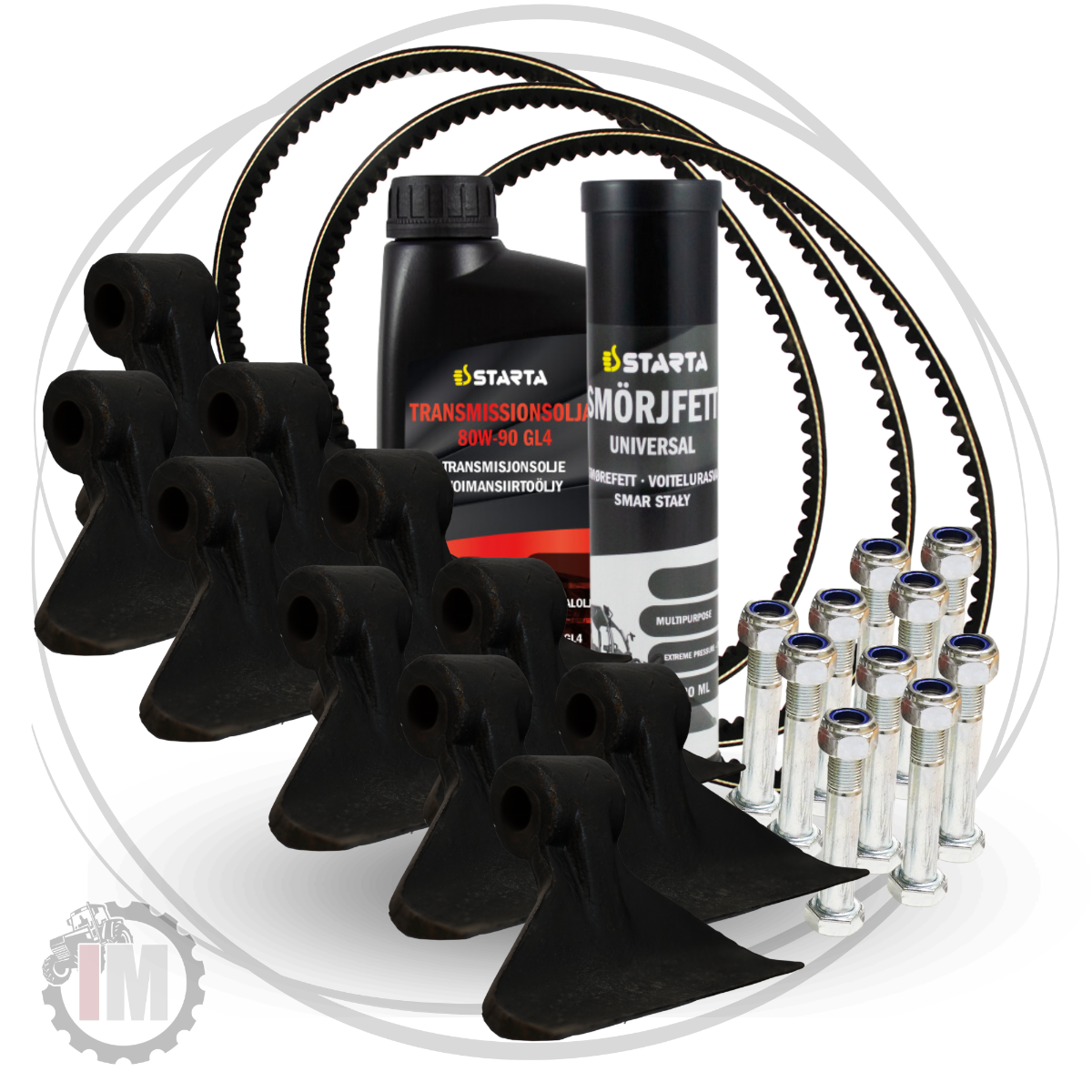 SERVICEKIT PREMIUM BETESPUTS HD MED SIDOFÖRSKJUTNING