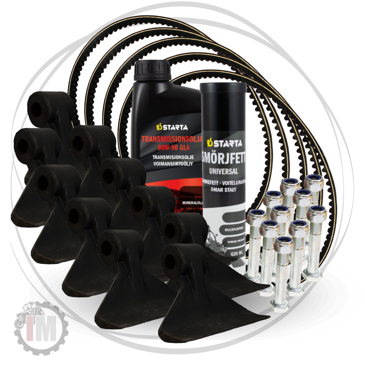 SERVICEKIT SLÄNTKLIPPARE PROFFS 200-240