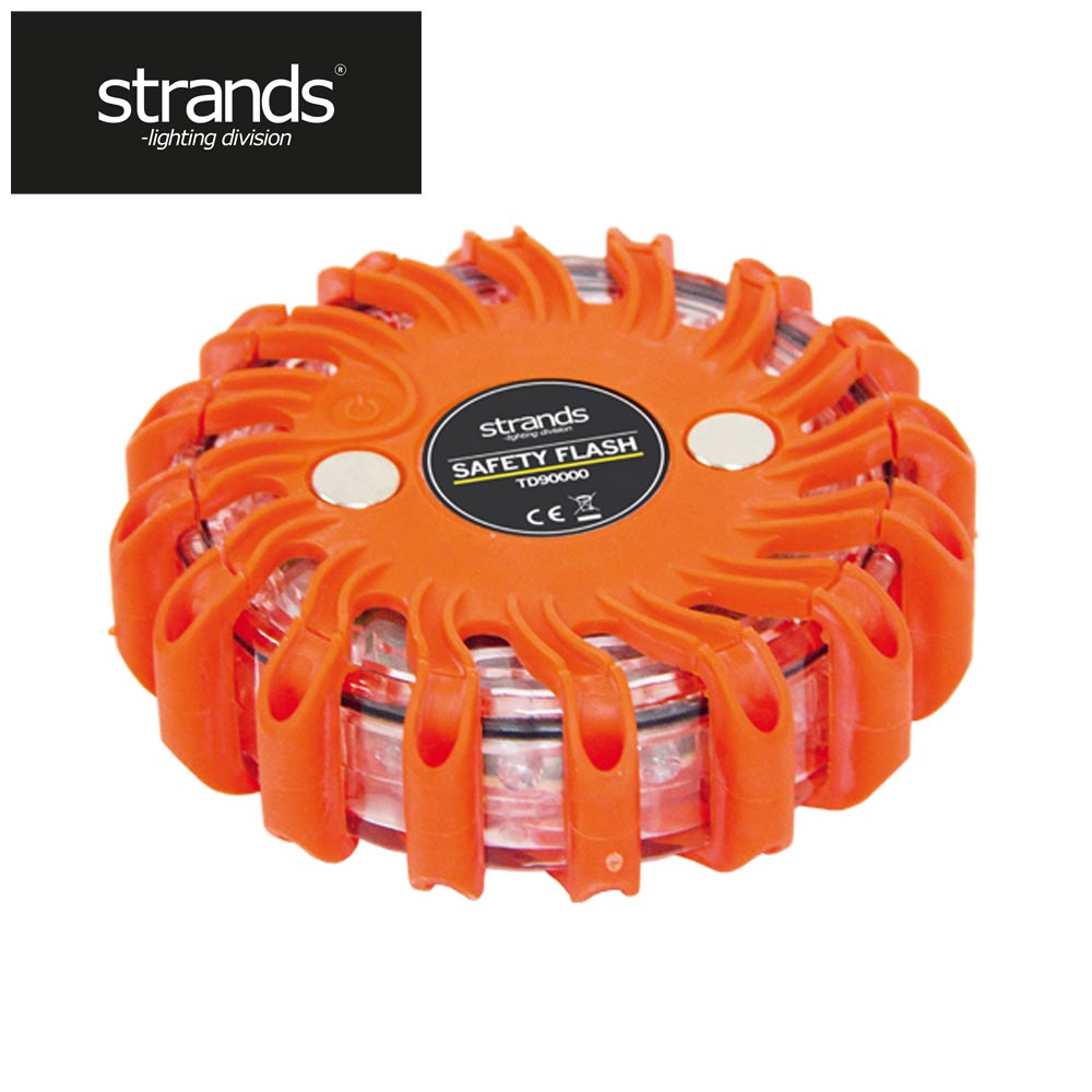 Strands Varnings-/blixtljus PUCKEN Orange